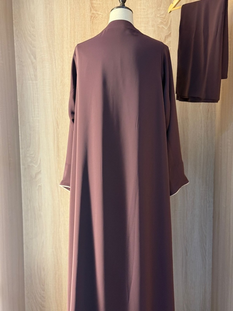 Elegant Abaya With Dress And Shaila