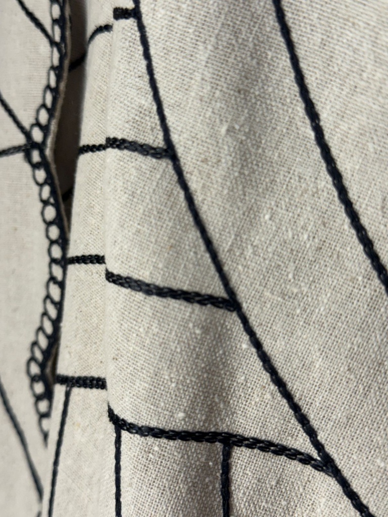 Leaf-line Open Abaya