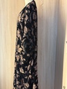 Floral Print Velvet Abaya