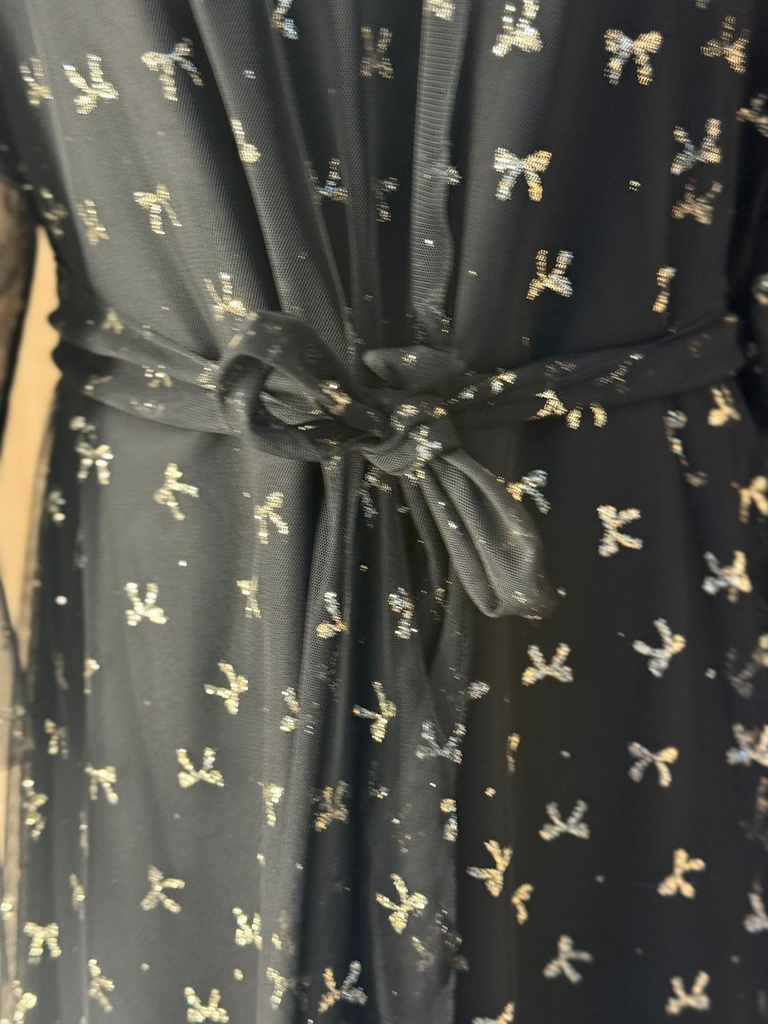 Chiffon Abaya with Elegant Belt