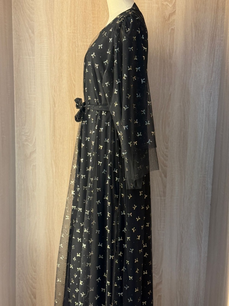 Chiffon Abaya with Elegant Belt