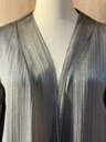 Elegant Shimmery Gray Abaya