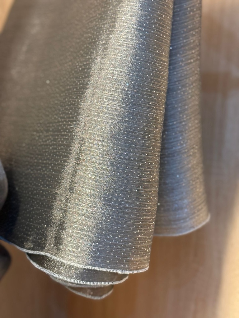 Elegant Shimmery Gray Abaya