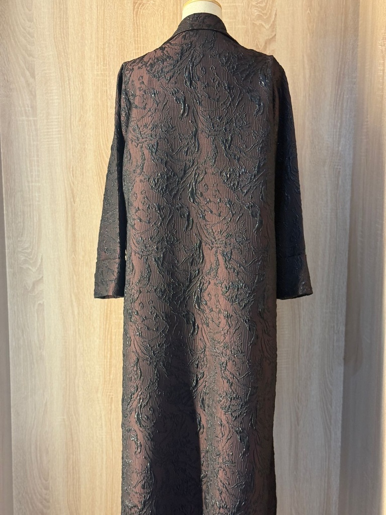 Luxury Jacquard Pattern Abaya