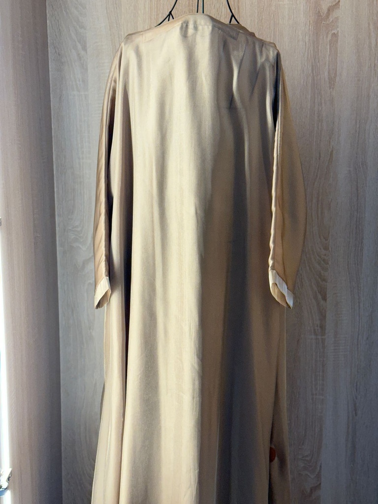 Classic Satin Open Abaya