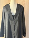 Classic Black Crepe Abaya