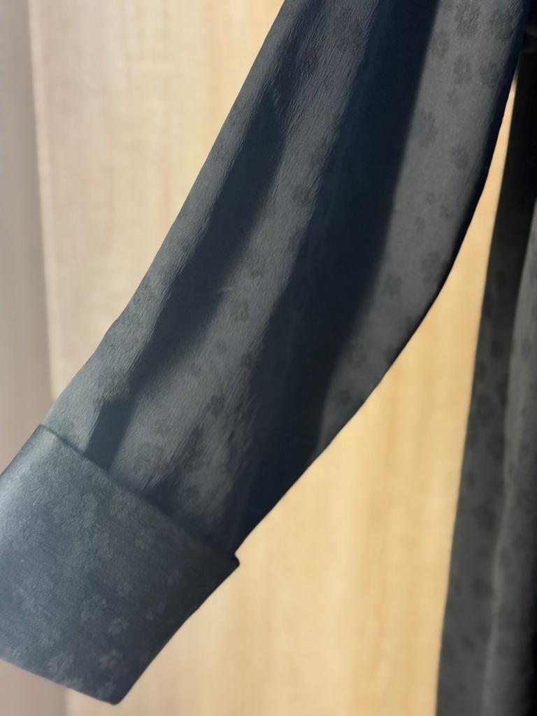 Classic Black Crepe Abaya