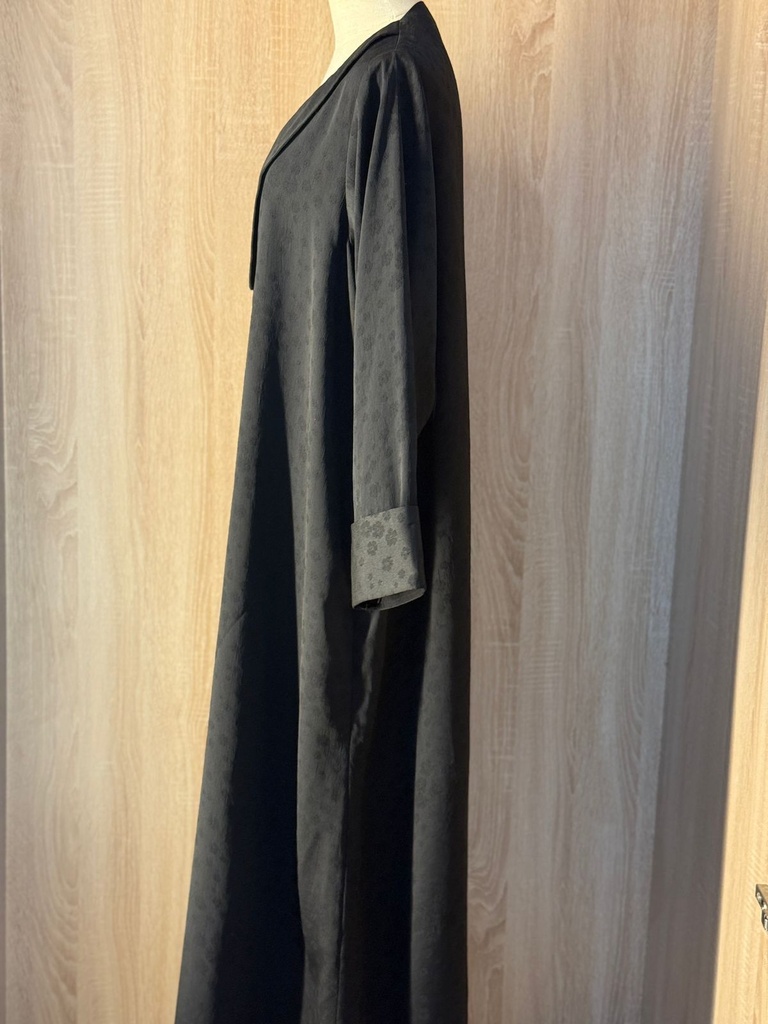 Classic Black Crepe Abaya