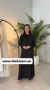 Classic Black Crepe Abaya