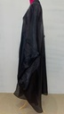  Chiffon Plain Black Abaya 