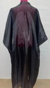  Chiffon Plain Black Abaya 