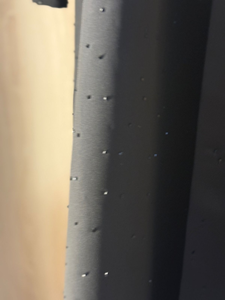 Crystal-Dot Black Abaya