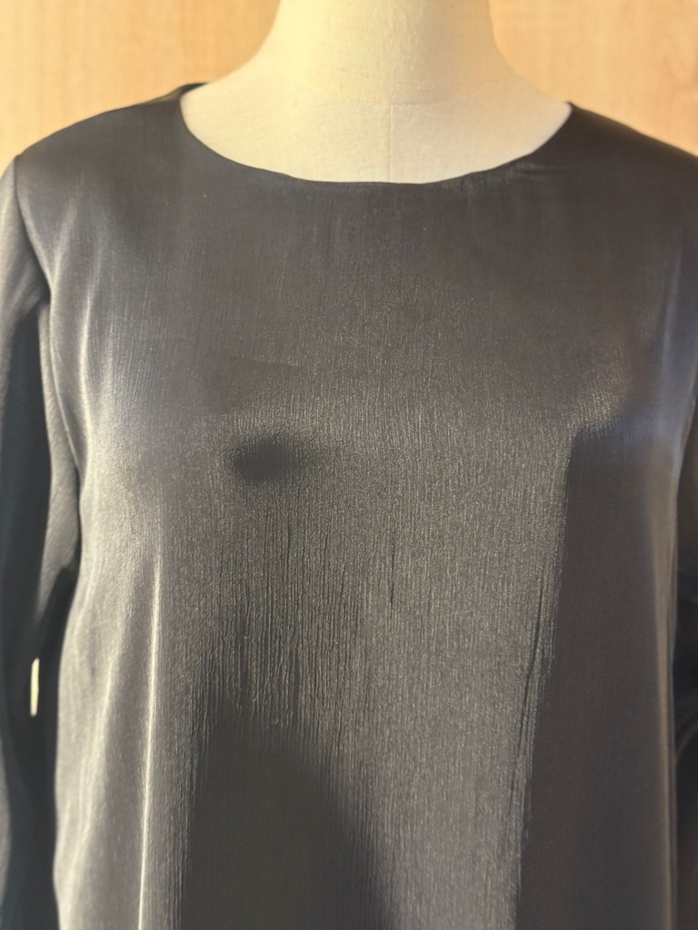 Black Abaya With Long Sleeves Inner 