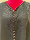 Pearl Button Detail Abaya 
