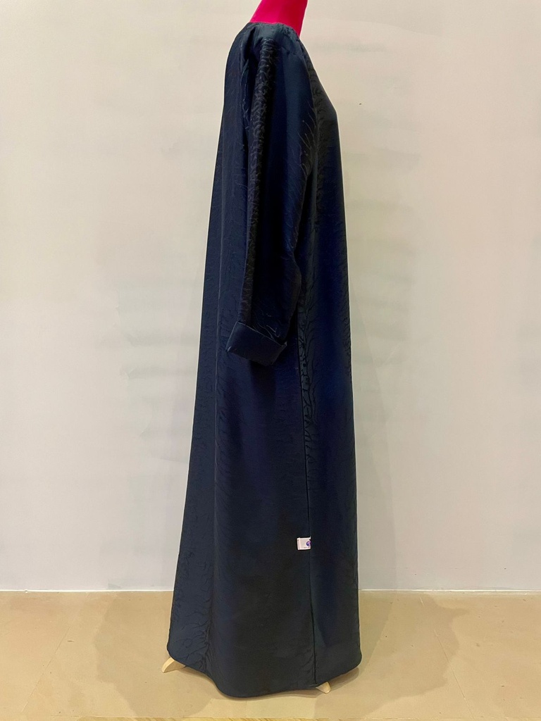 Pearl Button Detail Abaya 