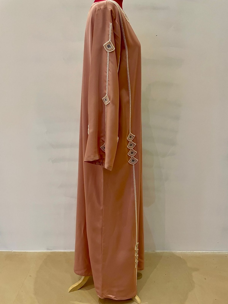 Pearl and Crystal Embellishment Dress