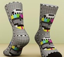 Unisex Retro-Style Mid-Calf Socks