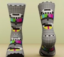 Unisex Retro-Style Mid-Calf Socks
