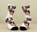 Quirky Cow-Themed 3D Printed Sock Designs