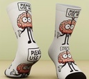 Unisex Outdoor Socks With Brain Print