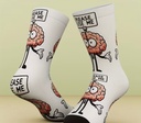 Unisex Outdoor Socks With Brain Print