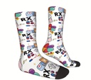 Men’s RX Pill Print Sports Socks