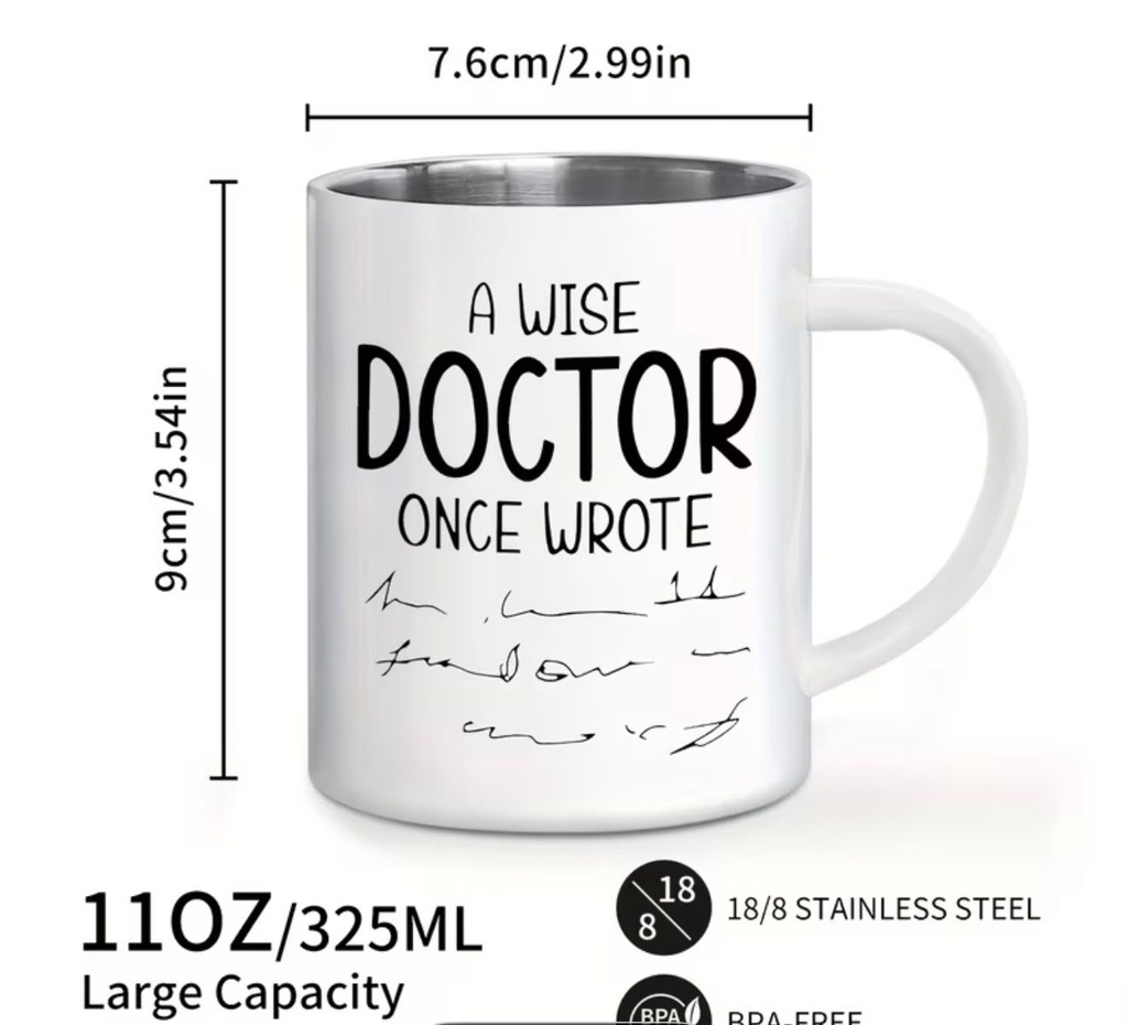 Wise Doctor Logo Mug