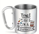 Pharmacy-Themed Enamel Mug
