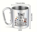 Pharmacy-Themed Enamel Mug