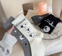  Cartoon Sheep Pattern Mid-Calf Socks