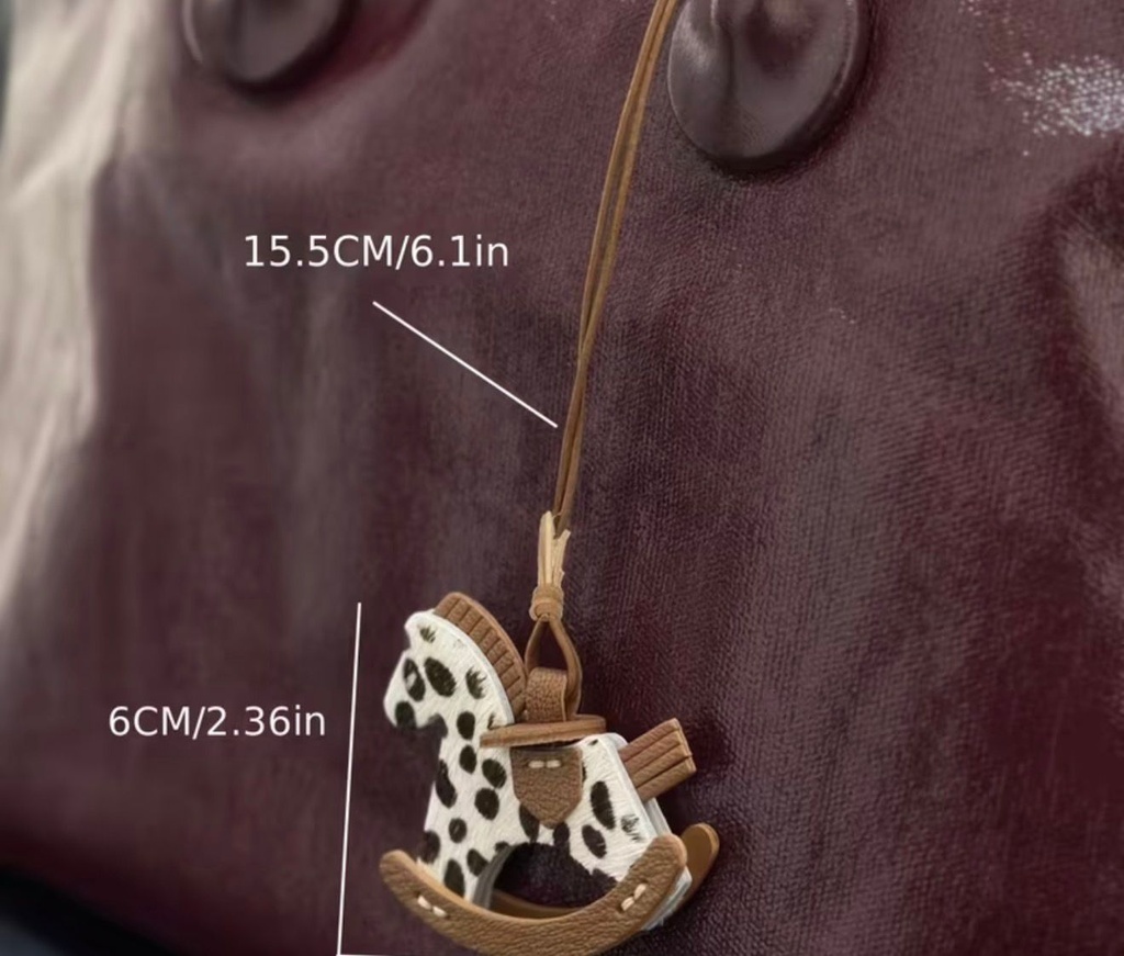 Leather Horse Charm