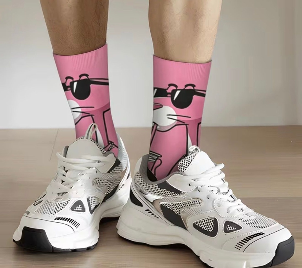 Unique Socks in Pink