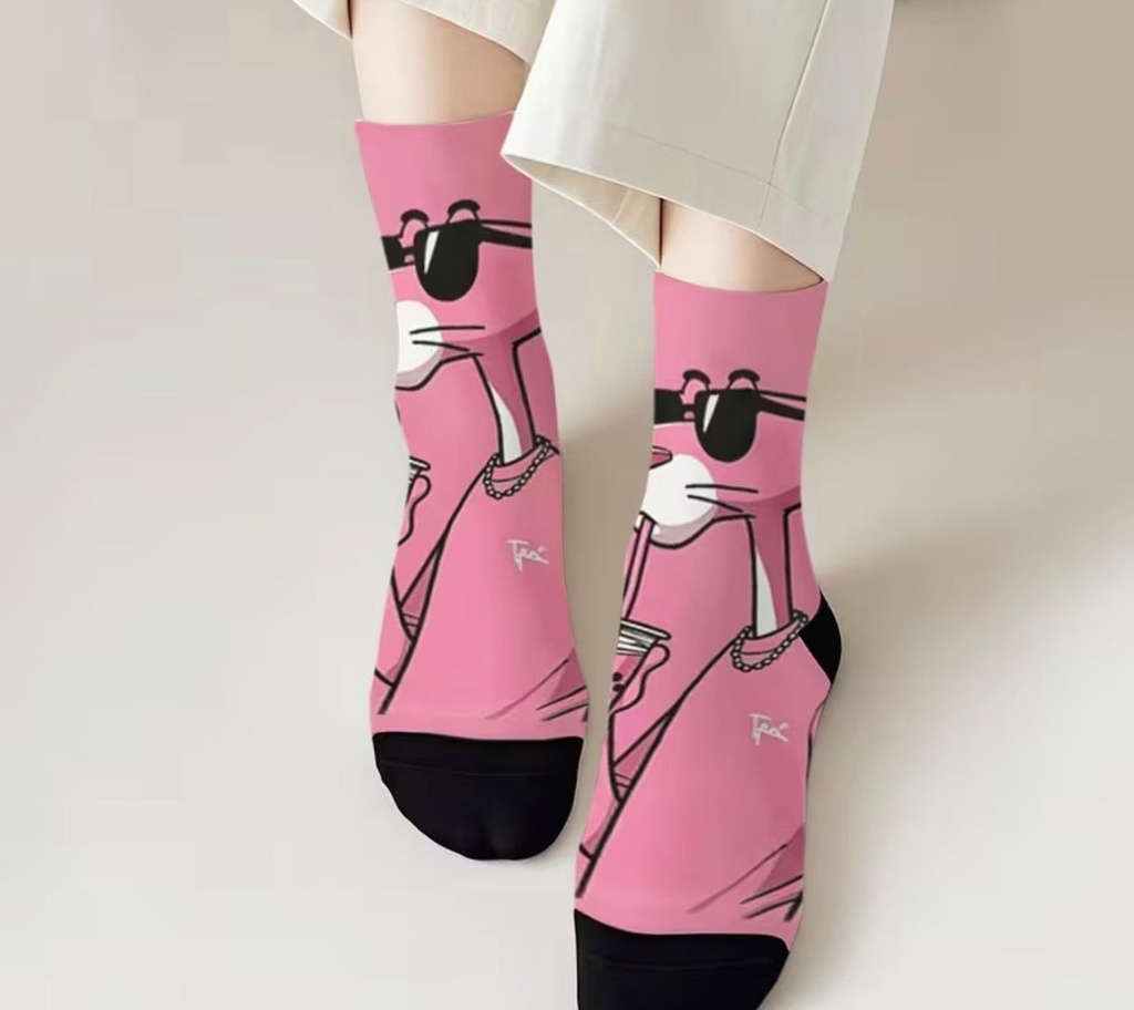 Unique Socks in Pink