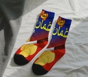 Chips Oman Inspired Luxury Print Socks