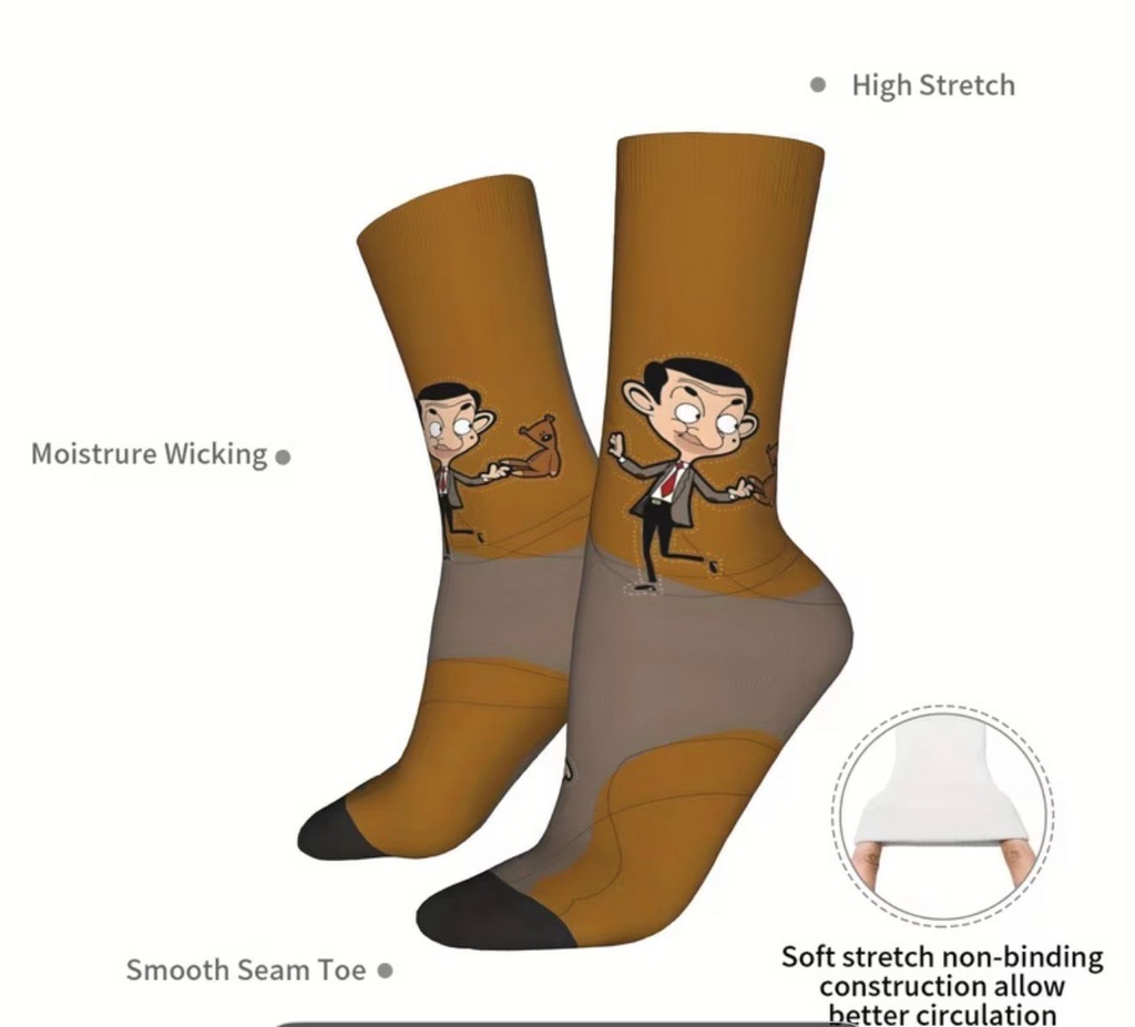 Mr. Bean Socks