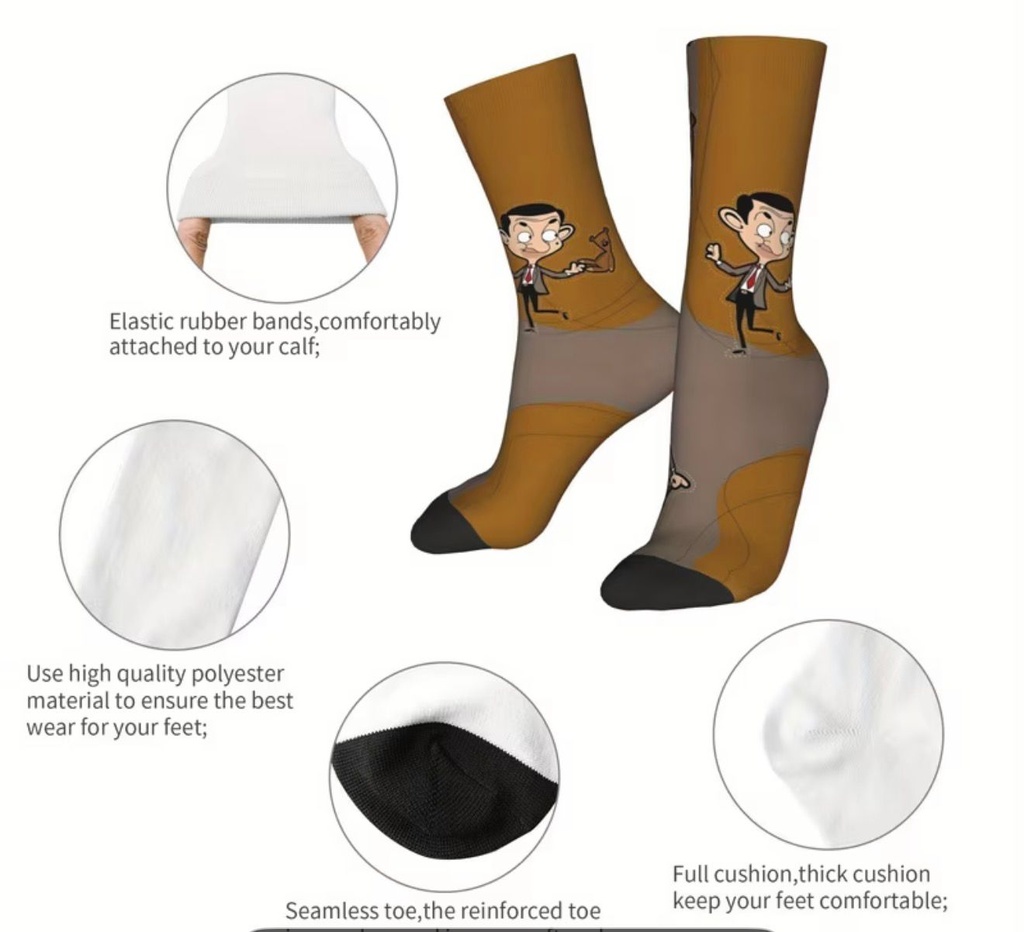 Mr. Bean Socks