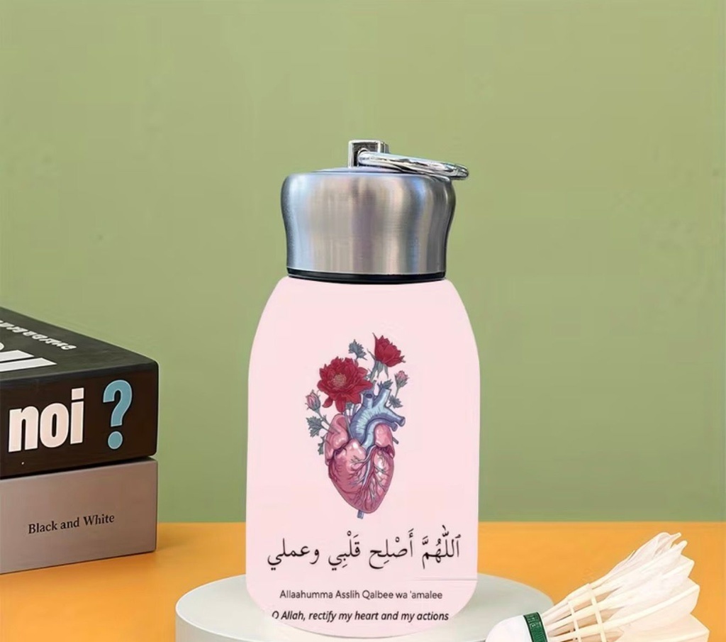 Double-Wall Vacuum Insulated Steel Tumbler with Travel Cup