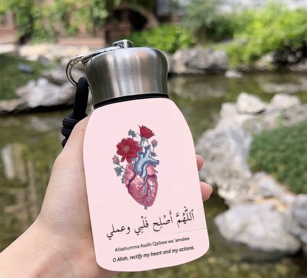 Double-Wall Vacuum Insulated Steel Tumbler with Travel Cup