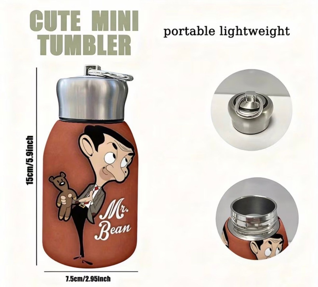 Mr. Bean Thermal Stainless Steel Travel Tumbler
