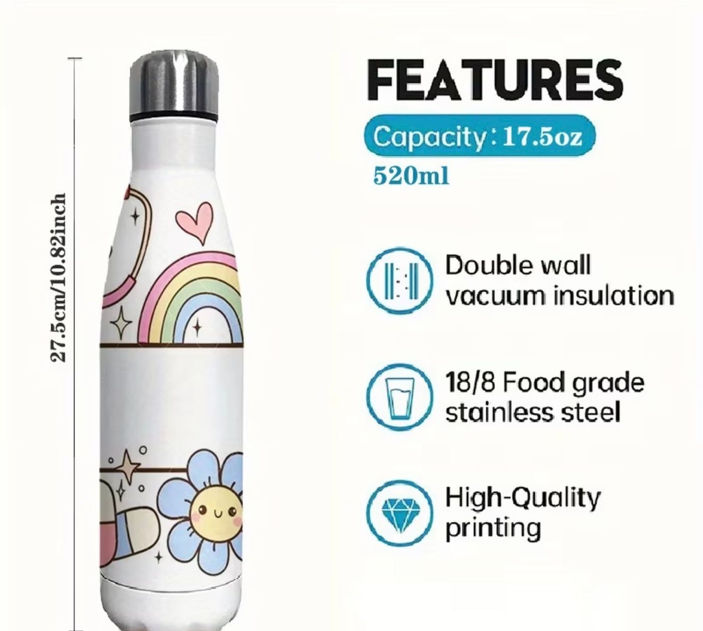 Medical Stainless Steel Water Bottle