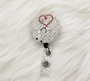 Rhinestone Nurse ID Badge  