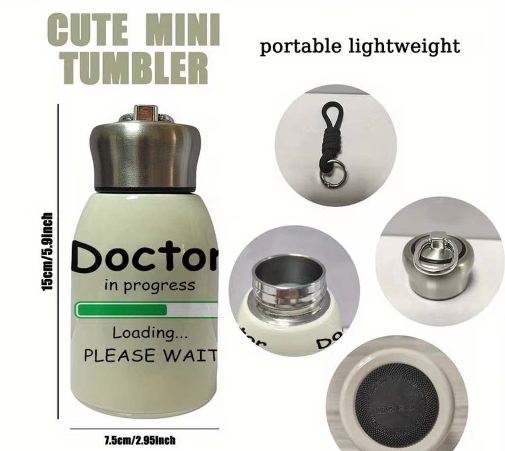 Stainless Steel Travel Mug with Handle