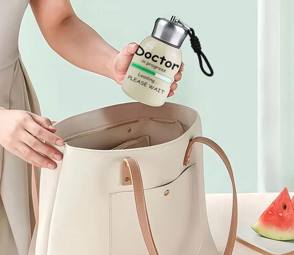 Stainless Steel Travel Mug with Handle