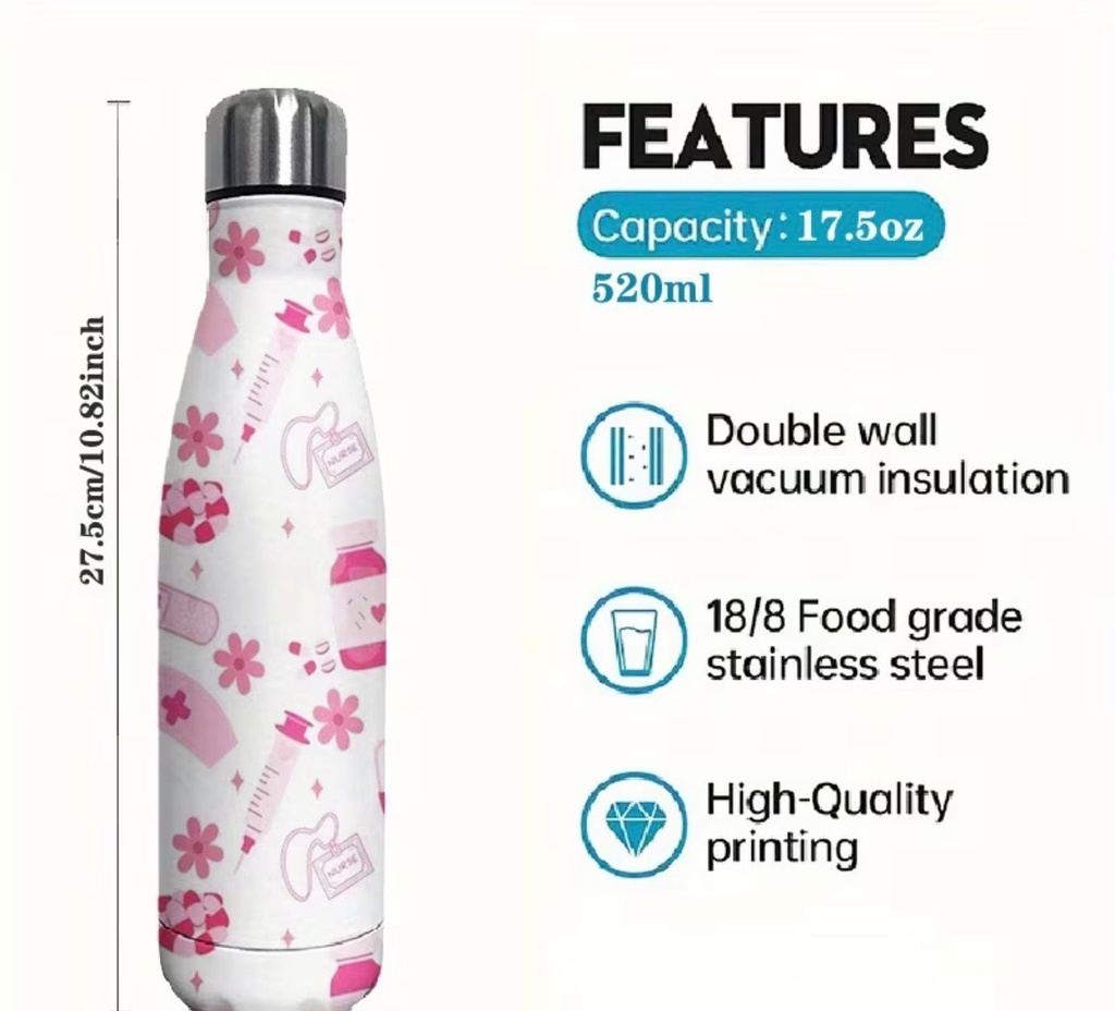 Medical Double-Wall Stainless Steel Bottle