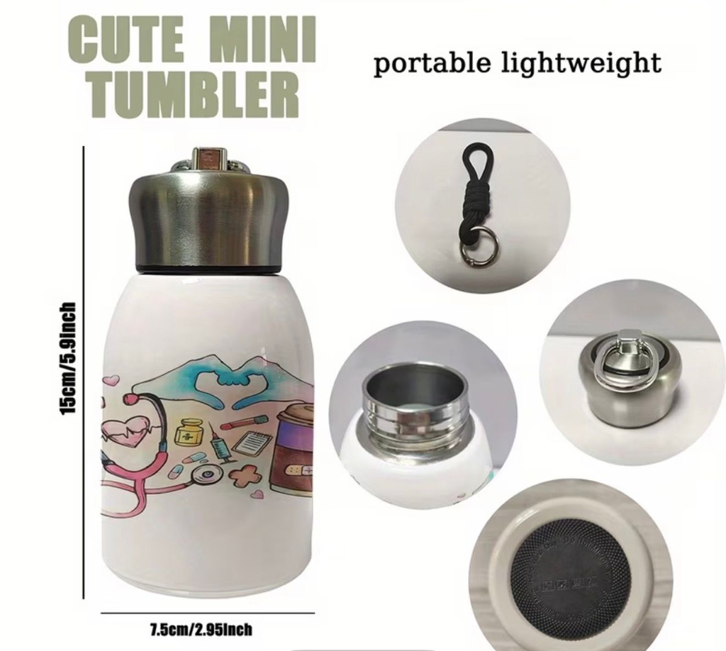 Healthcare-Inspired Stainless Steel Tumbler