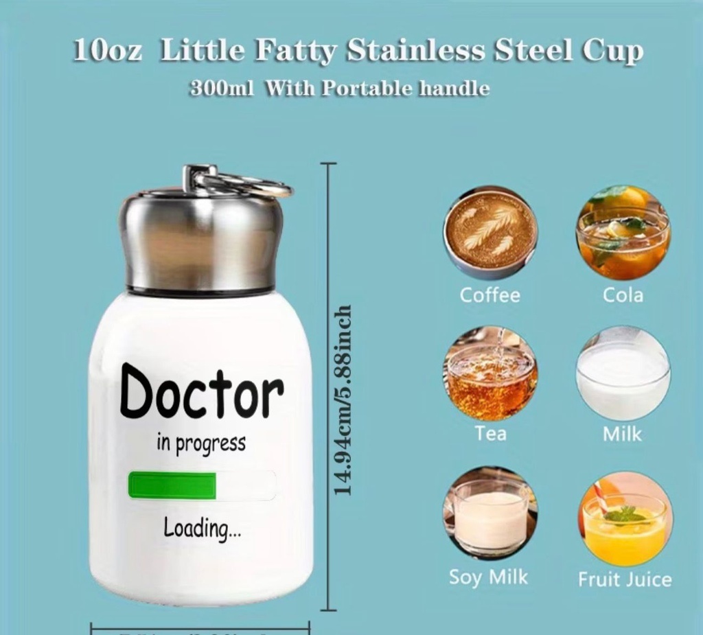 Steel Tumbler With Doctor Progress Bar & Loading Icon