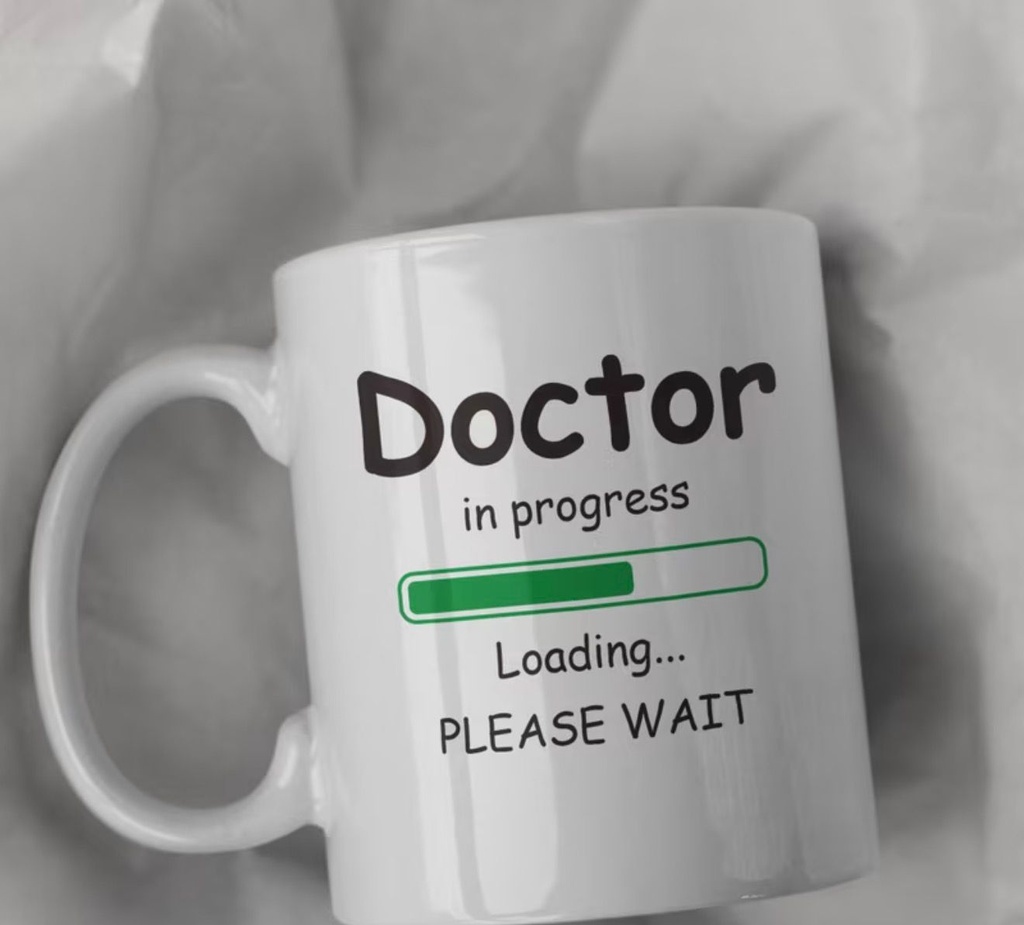 Doctor In Progress Loading Logo Ceramic Mug