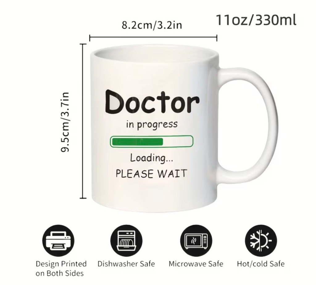 Doctor In Progress Loading Logo Ceramic Mug