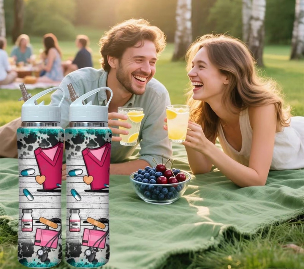 Nurse-Themed Stainless Steel Tumbler