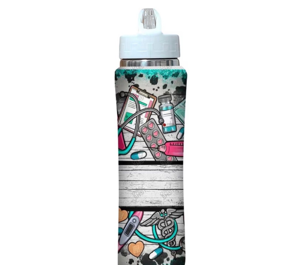 Nurse-Themed Stainless Steel Tumbler